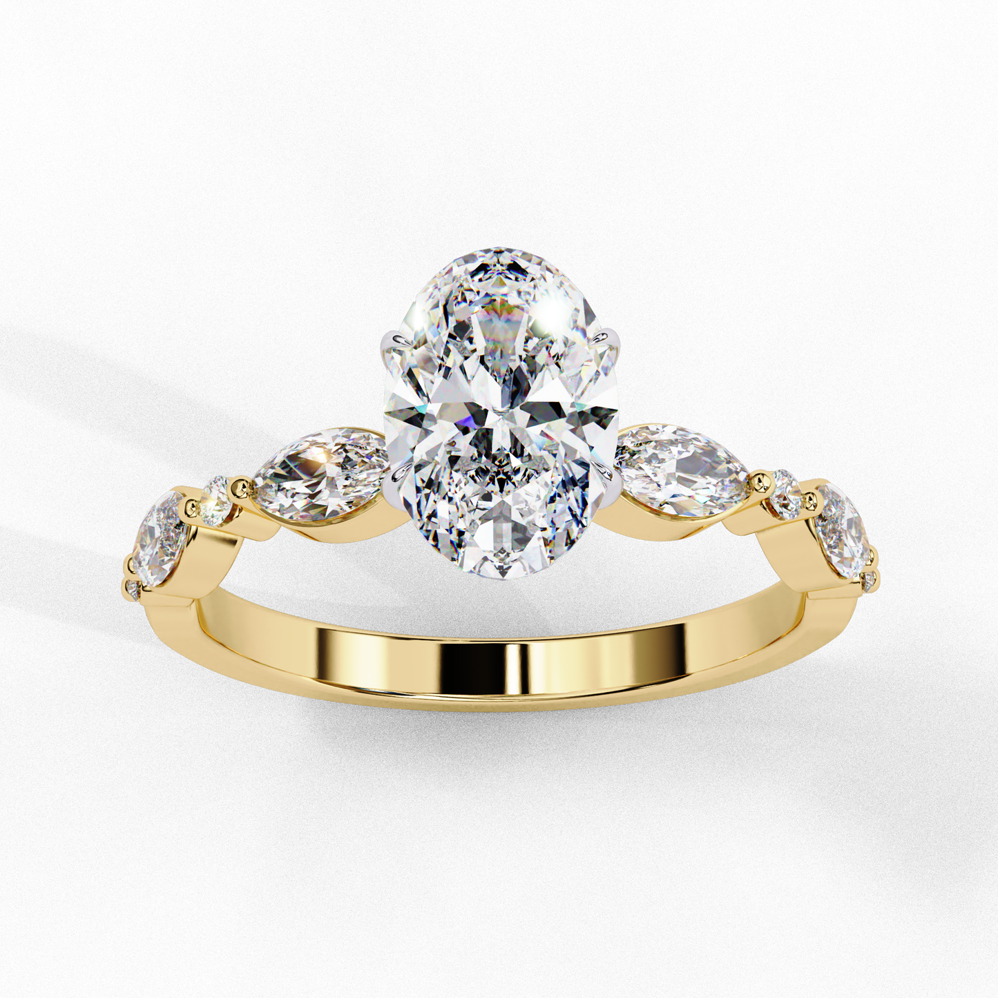 1.20 CT Oval Lab Grown Diamond Solitaire Engagement Ring – Elegant, Ethical & Timeless