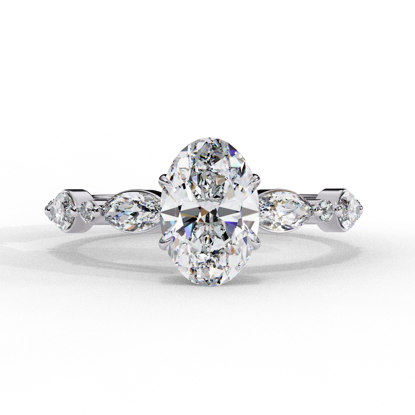 1.20 CT Oval Lab Grown Diamond Solitaire Engagement Ring – Elegant, Ethical & Timeless
