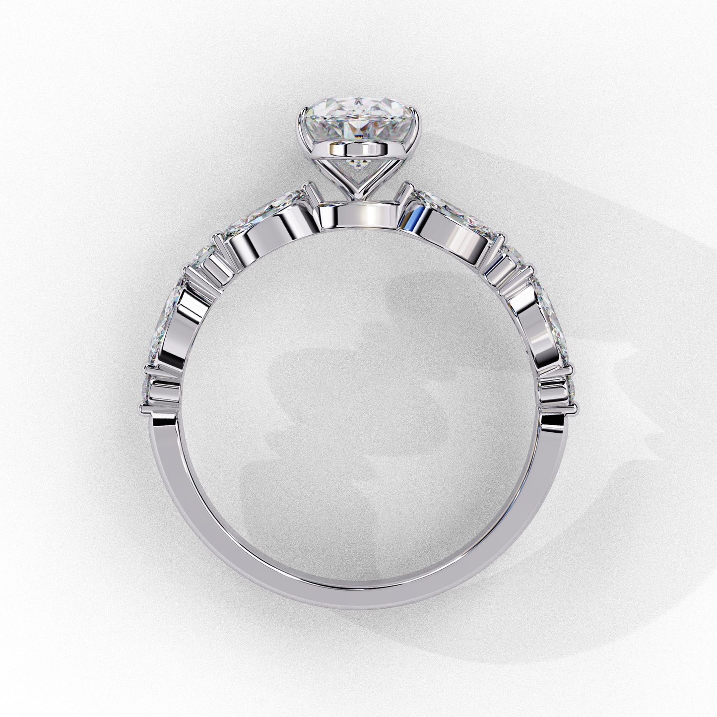 1.20 CT Oval Lab Grown Diamond Solitaire Engagement Ring – Elegant, Ethical & Timeless