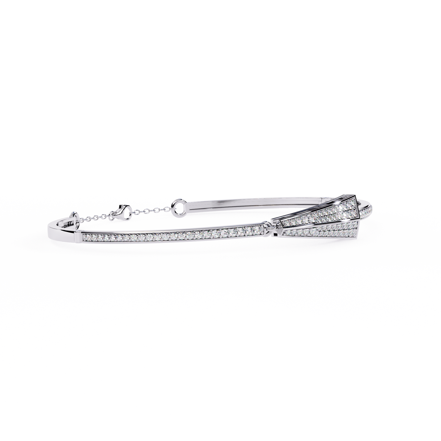 0.55ct Art Deco Lab Grown Diamond Arrow Bracelet