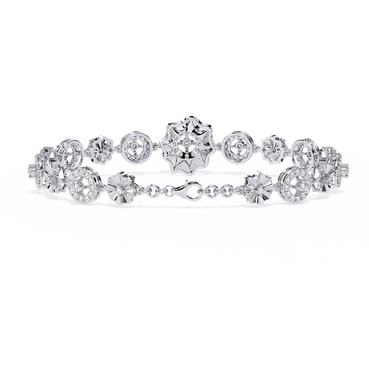 1.29 Ct Sparkle Without the Splurge Affordable Luxury Lab Grown Diamond Bracelets