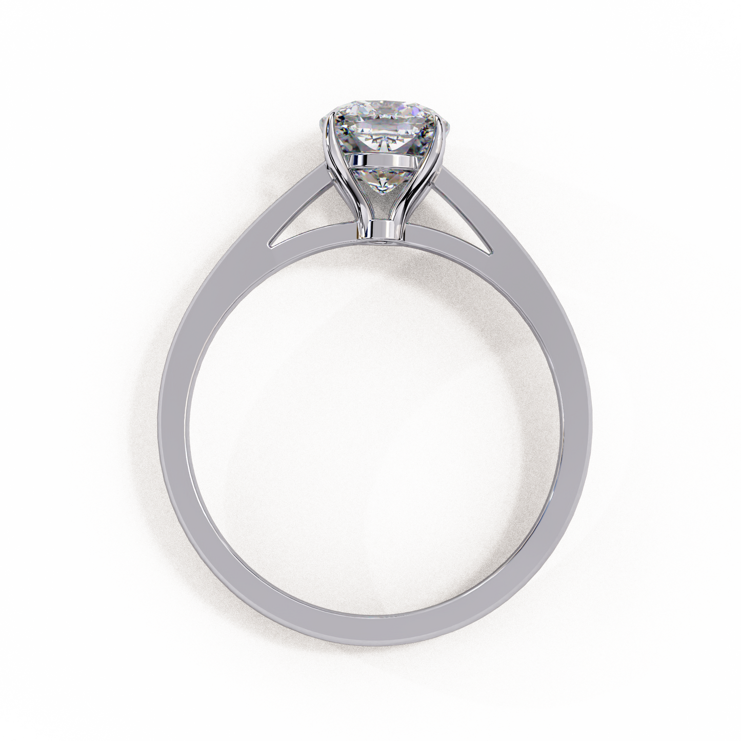 14K Rose Gold Cushion-Cut Solitaire Engagement Ring, 1.43 CT Cushion Cut Diamond Jewelry
