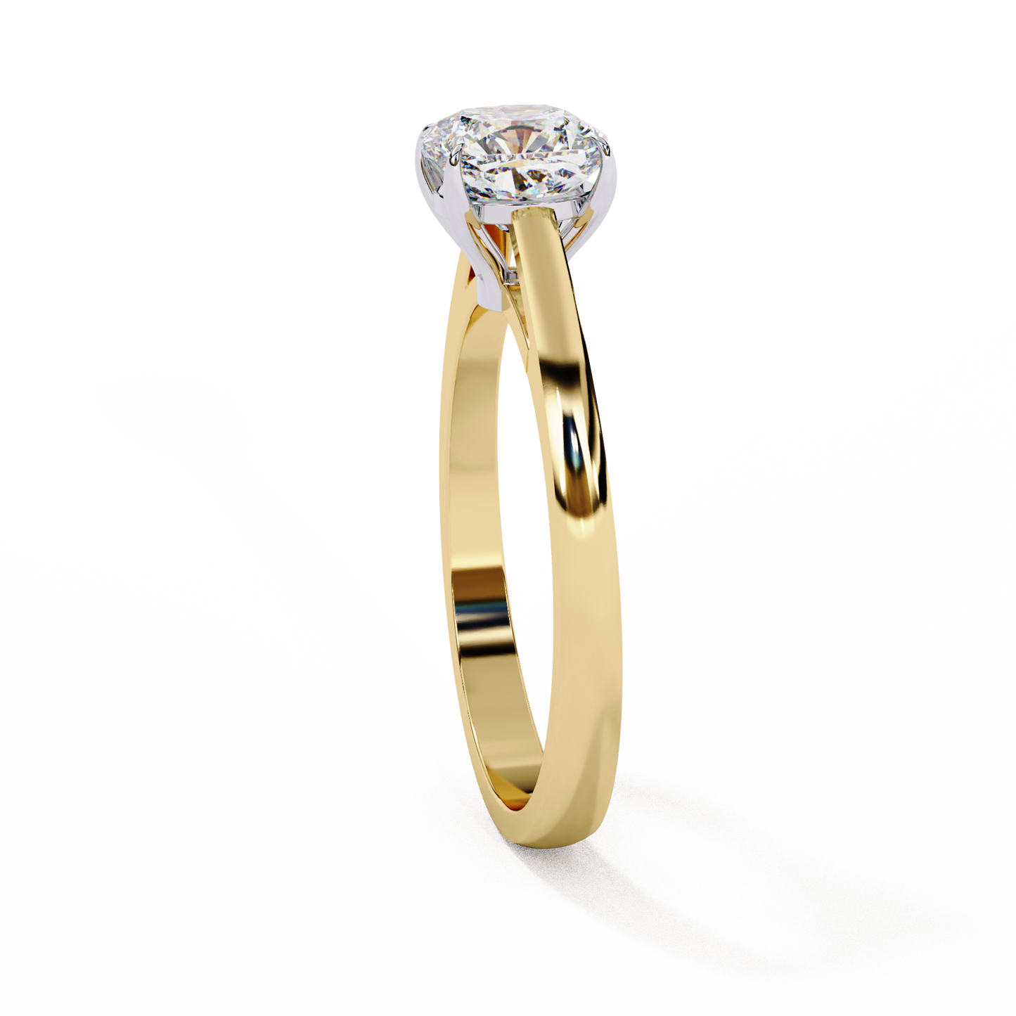 14K Rose Gold Cushion-Cut Solitaire Engagement Ring, 1.43 CT Cushion Cut Diamond Jewelry