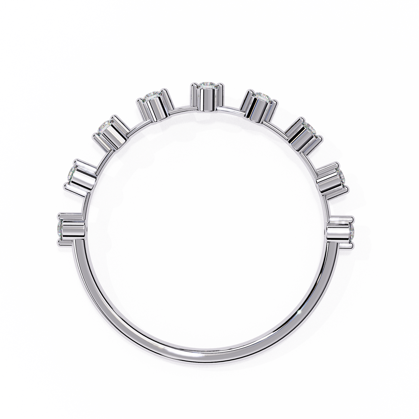 Lab Grown Diamond Ring in Rose Gold Elegance , Round Shaped Diamond Cut Ring