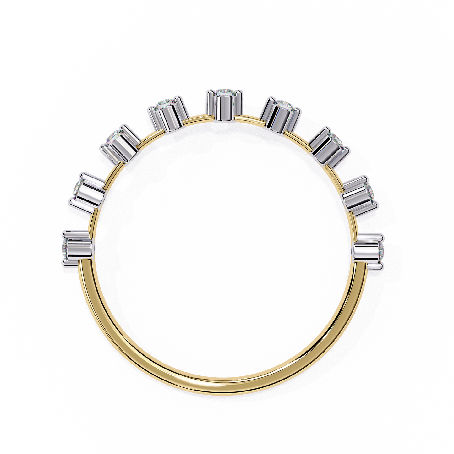 Lab Grown Diamond Ring in Rose Gold Elegance , Round Shaped Diamond Cut Ring