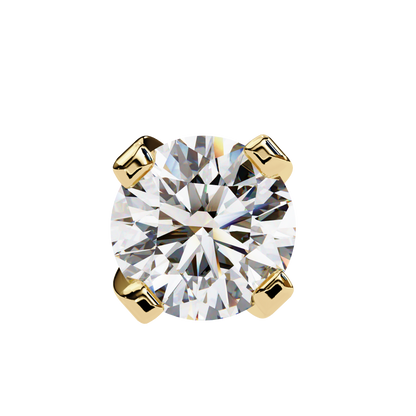 2.57ct Round Lab-Grown Diamond Stud Earrings – Classic 4-Prong