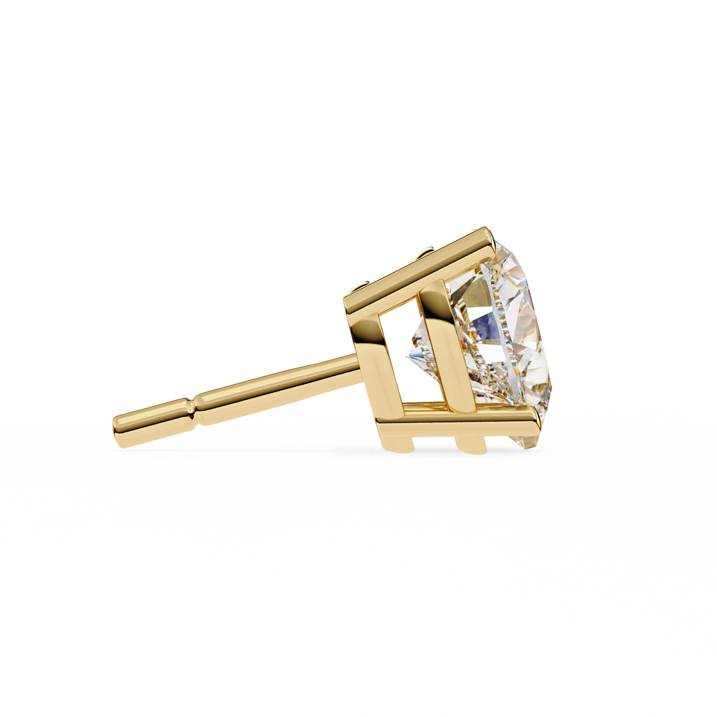 Eco Luxe 2.43 ct Heart-Cut Lab Diamond Stud Earrings