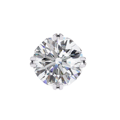 2.57ct Round Lab Diamond Studs – Signature Designer Prong Setting