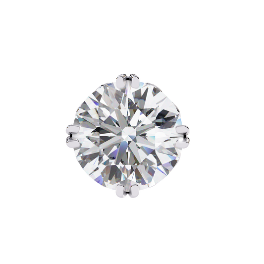 2.57ct Round Lab Diamond Studs – Signature Designer Prong Setting