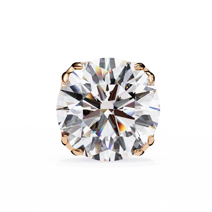 Modern 2.57ct Round Lab Diamond Studs – Signature Prong Design