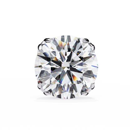 Modern 2.57ct Round Lab Diamond Studs – Signature Prong Design