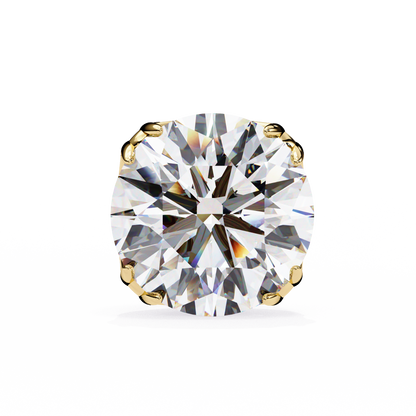 Modern 2.57ct Round Lab Diamond Studs – Signature Prong Design