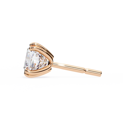 Timeless 2.24ct Cushion‑Cut Lab Diamond Stud Earrings – Romantic Pillow-Cut Elegance