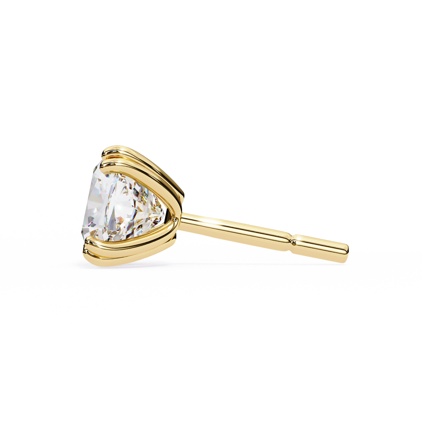 Timeless 2.24ct Cushion‑Cut Lab Diamond Stud Earrings – Romantic Pillow-Cut Elegance