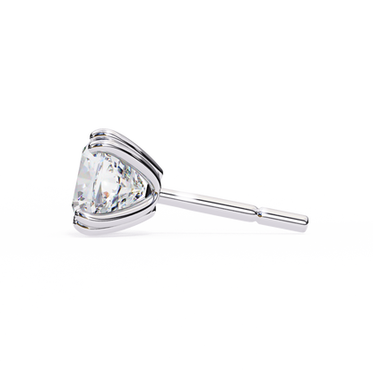 Timeless 2.24ct Cushion‑Cut Lab Diamond Stud Earrings – Romantic Pillow-Cut Elegance