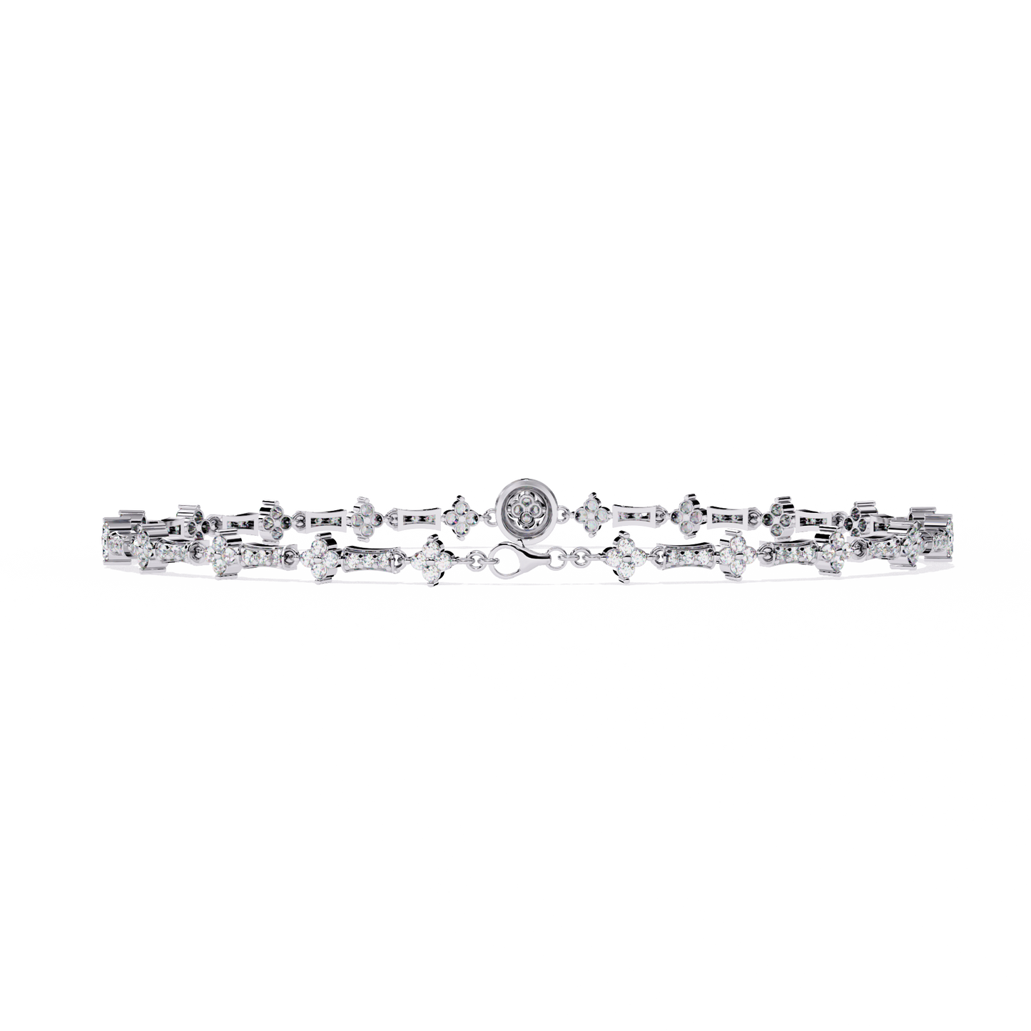 0.82 Ct Infinity Tennis Lab Grown Diamond Bracelet