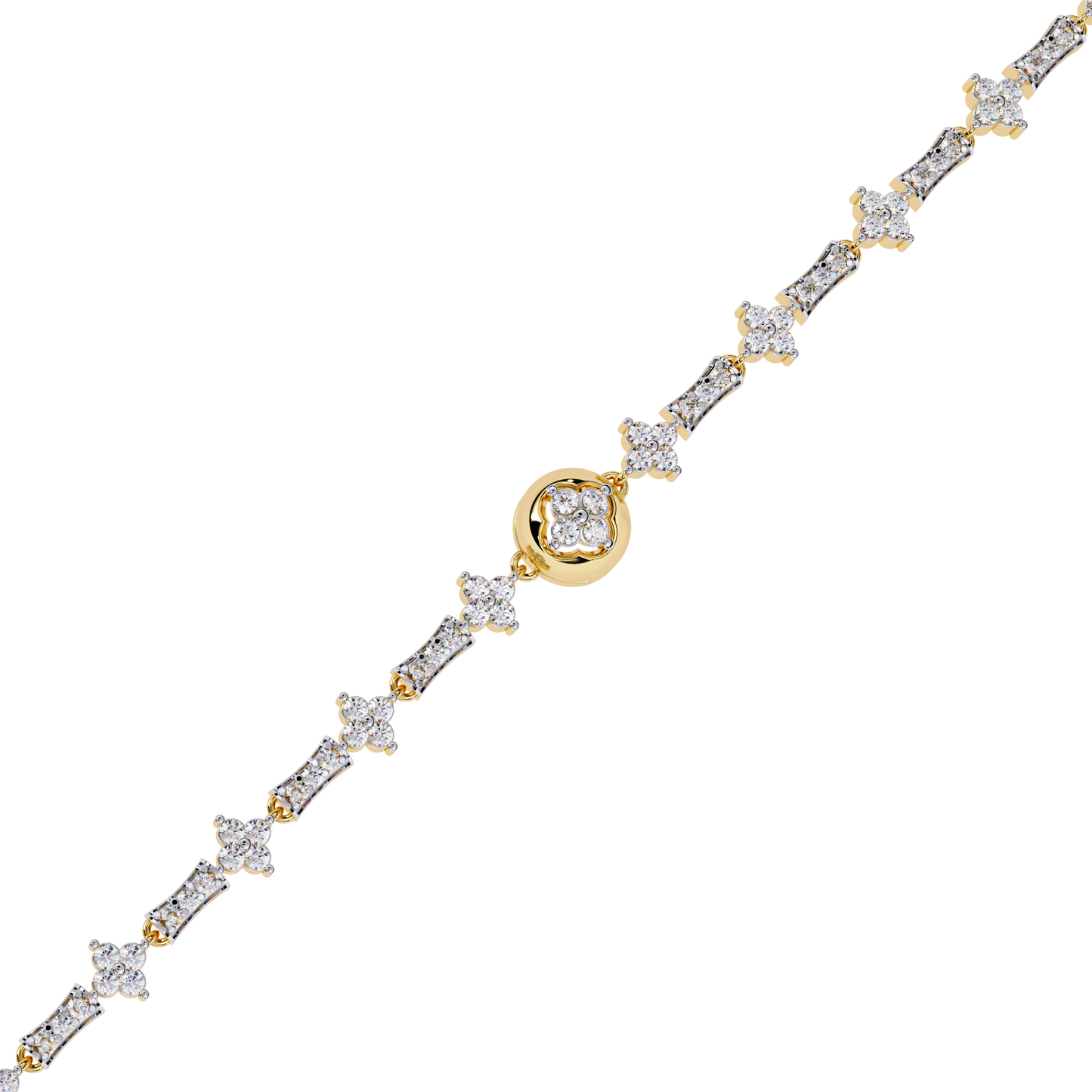 0.82 Ct Infinity Tennis Lab Grown Diamond Bracelet