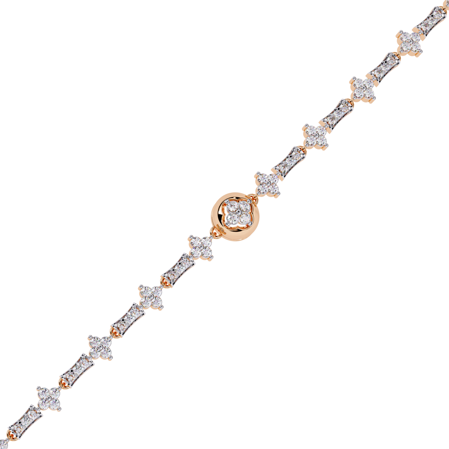 0.82 Ct Infinity Tennis Lab Grown Diamond Bracelet