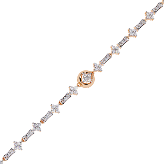 0.82 Ct Infinity Tennis Lab Grown Diamond Bracelet