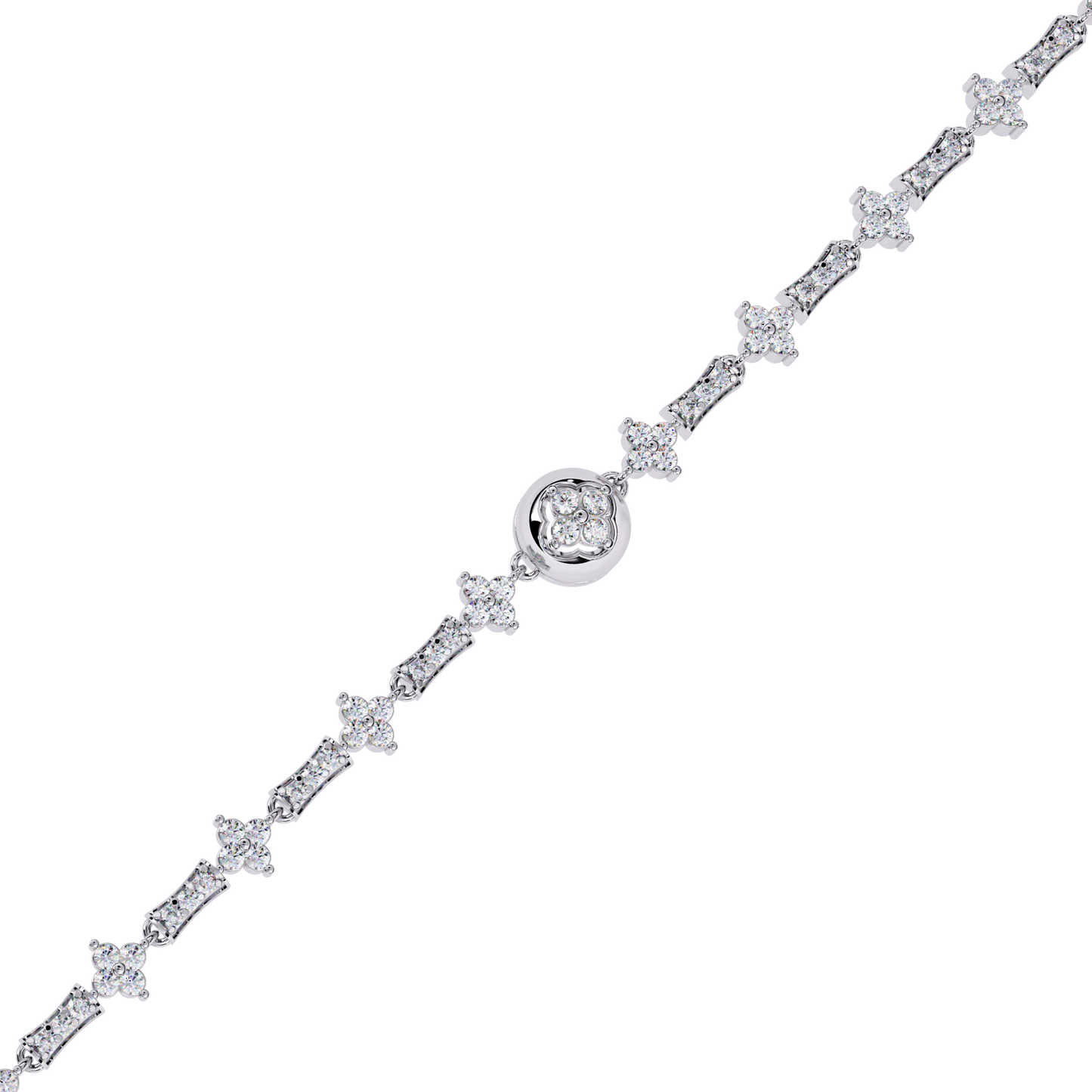 0.82 Ct Infinity Tennis Lab Grown Diamond Bracelet
