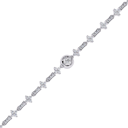 0.82 Ct Infinity Tennis Lab Grown Diamond Bracelet