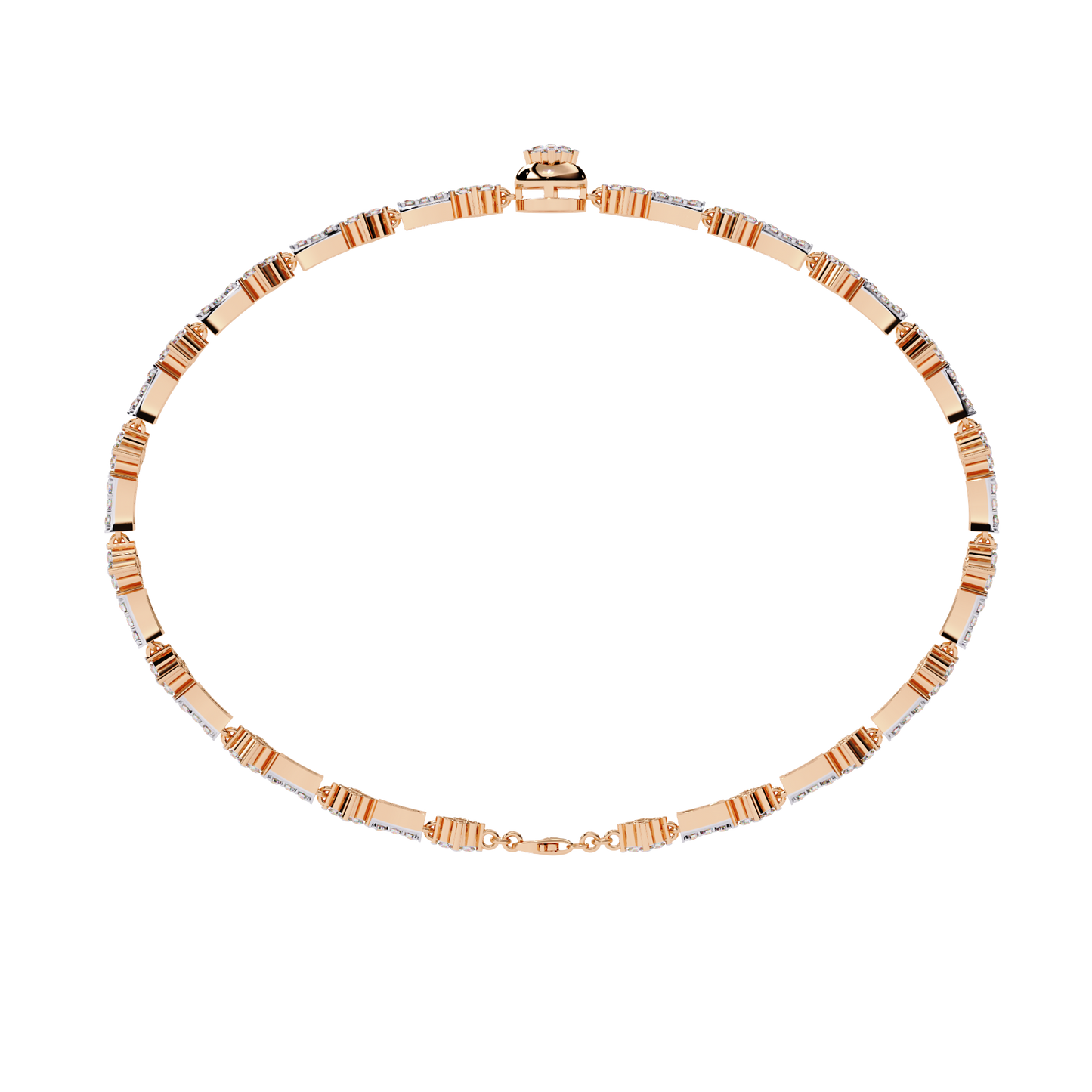 0.82 Ct Infinity Tennis Lab Grown Diamond Bracelet