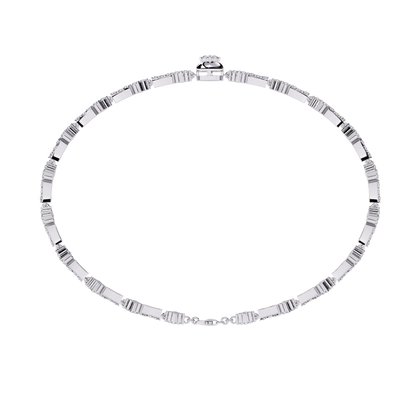 0.82 Ct Infinity Tennis Lab Grown Diamond Bracelet