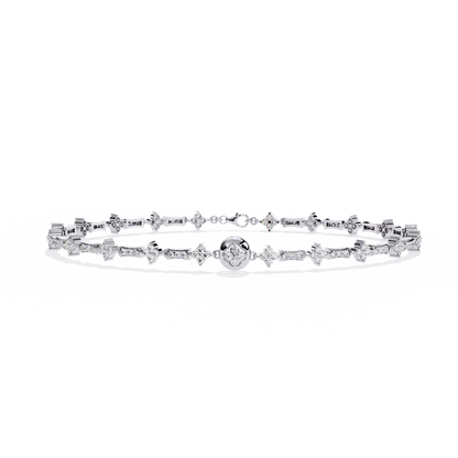 0.82 Ct Infinity Tennis Lab Grown Diamond Bracelet