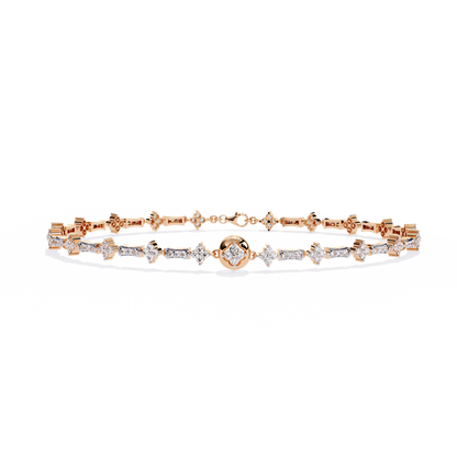 0.82 Ct Infinity Tennis Lab Grown Diamond Bracelet
