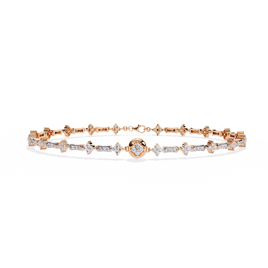 0.82 Ct Infinity Tennis Lab Grown Diamond Bracelet
