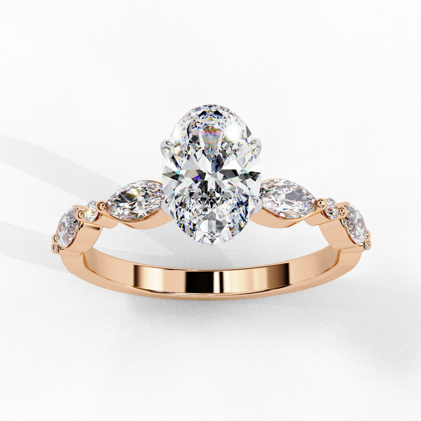 1.20 CT Oval Lab Grown Diamond Solitaire Engagement Ring – Elegant, Ethical & Timeless