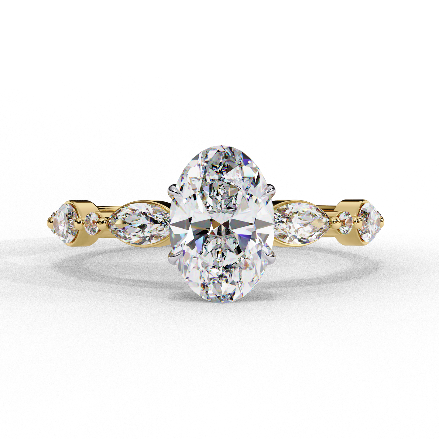 1.20 CT Oval Lab Grown Diamond Solitaire Engagement Ring – Elegant, Ethical & Timeless