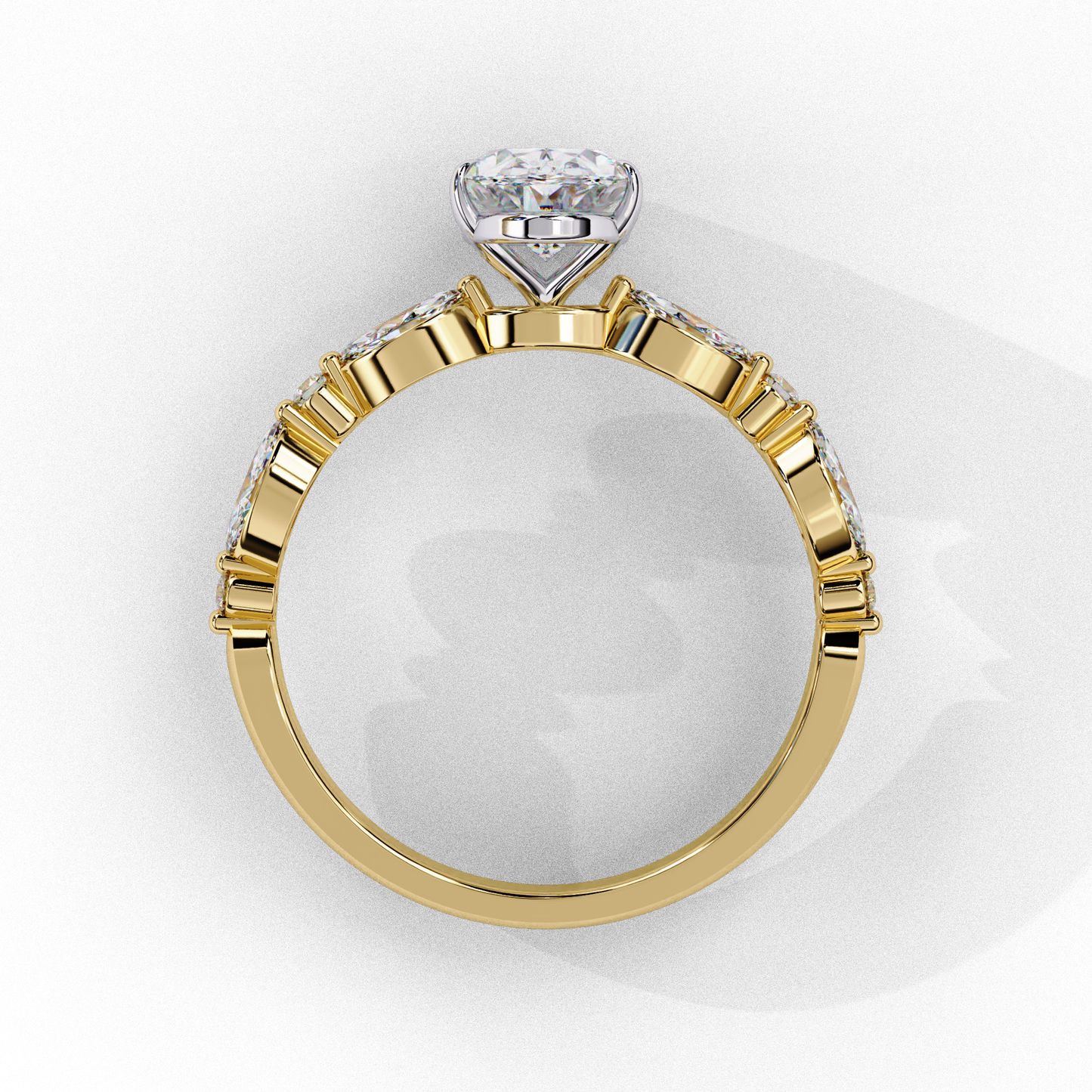 1.20 CT Oval Lab Grown Diamond Solitaire Engagement Ring – Elegant, Ethical & Timeless