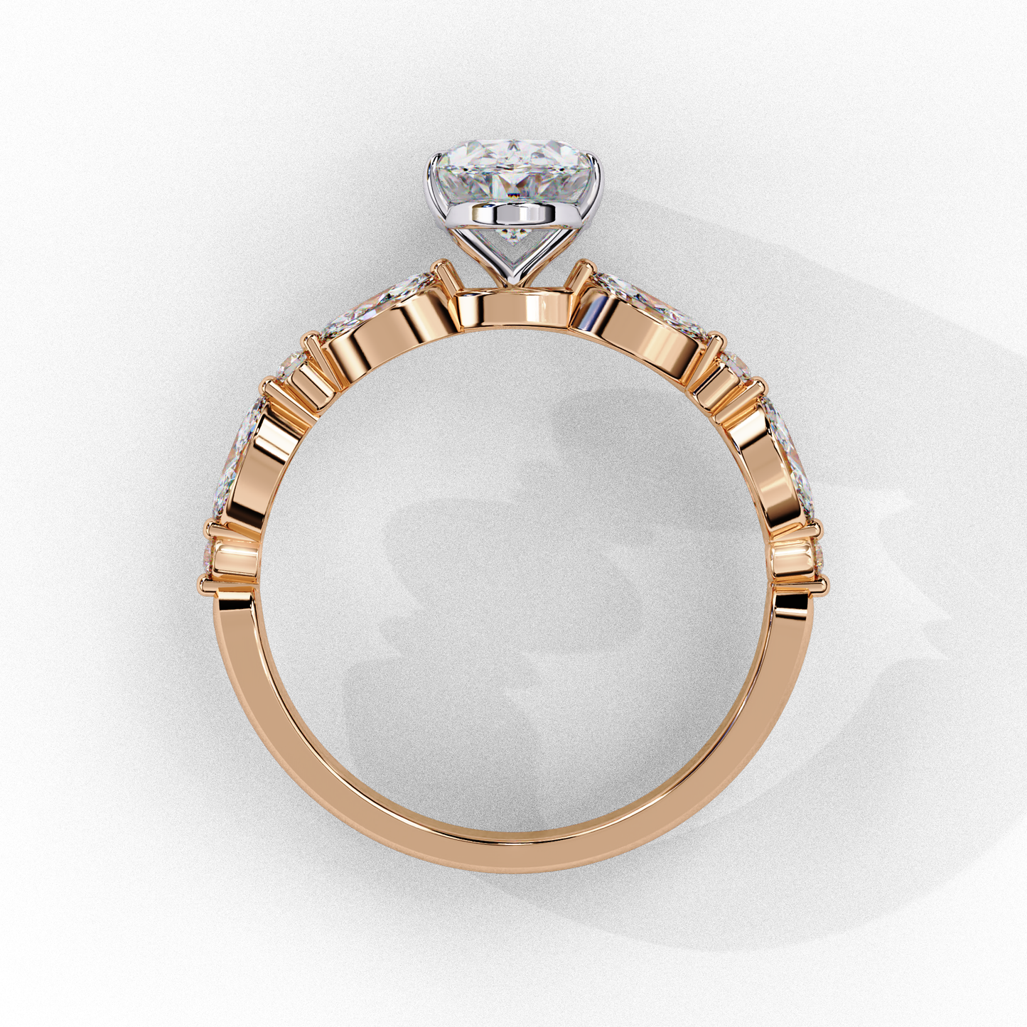 1.20 CT Oval Lab Grown Diamond Solitaire Engagement Ring – Elegant, Ethical & Timeless