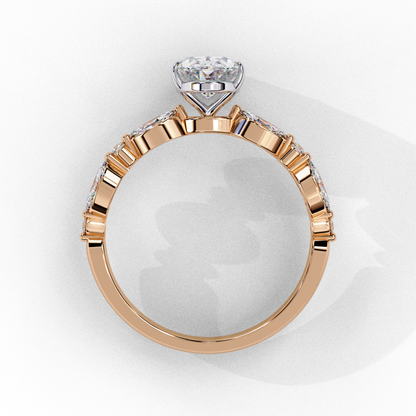 1.20 CT Oval Lab Grown Diamond Solitaire Engagement Ring – Elegant, Ethical & Timeless