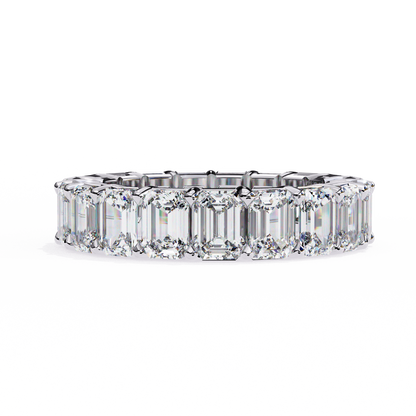 Statement Eternity Band – 4.88 CT of Emerald Cut Brilliance