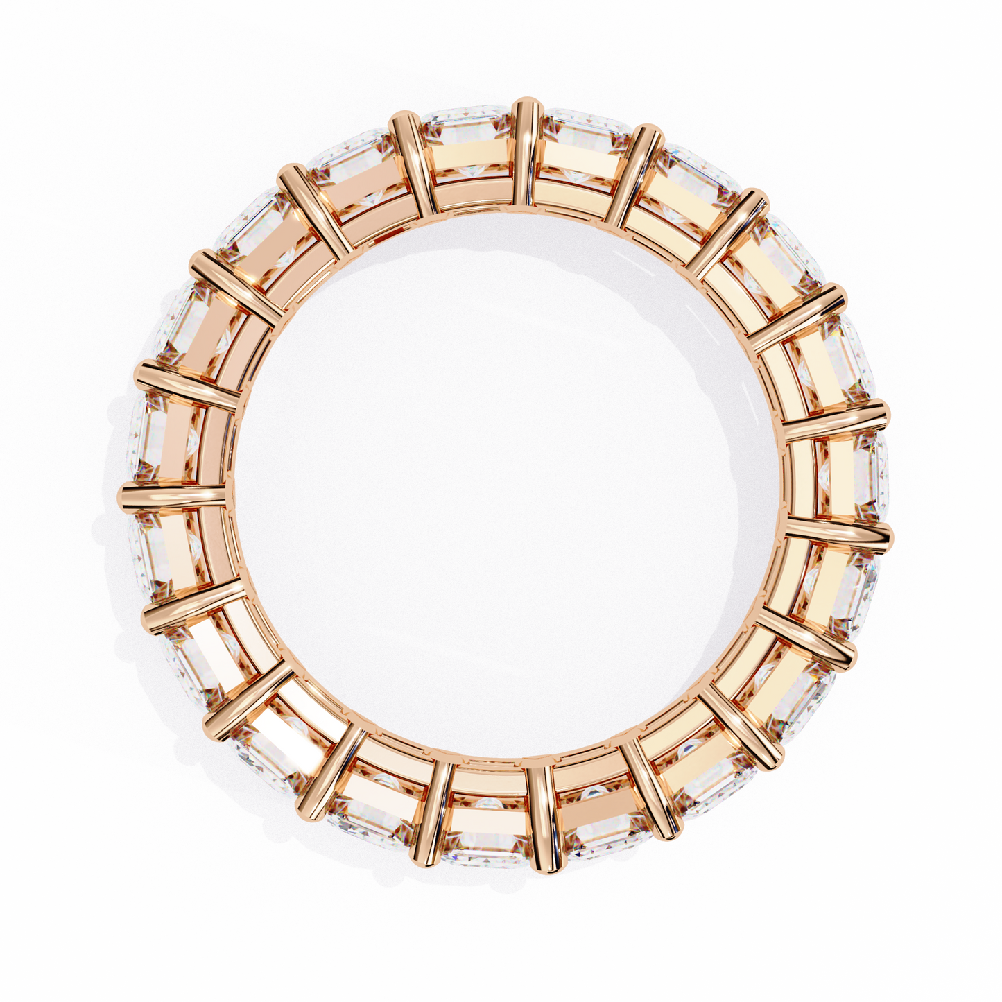Statement Eternity Band – 4.88 CT of Emerald Cut Brilliance