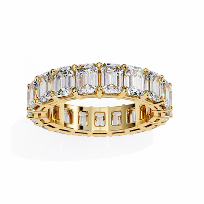 Statement Eternity Band – 4.88 CT of Emerald Cut Brilliance