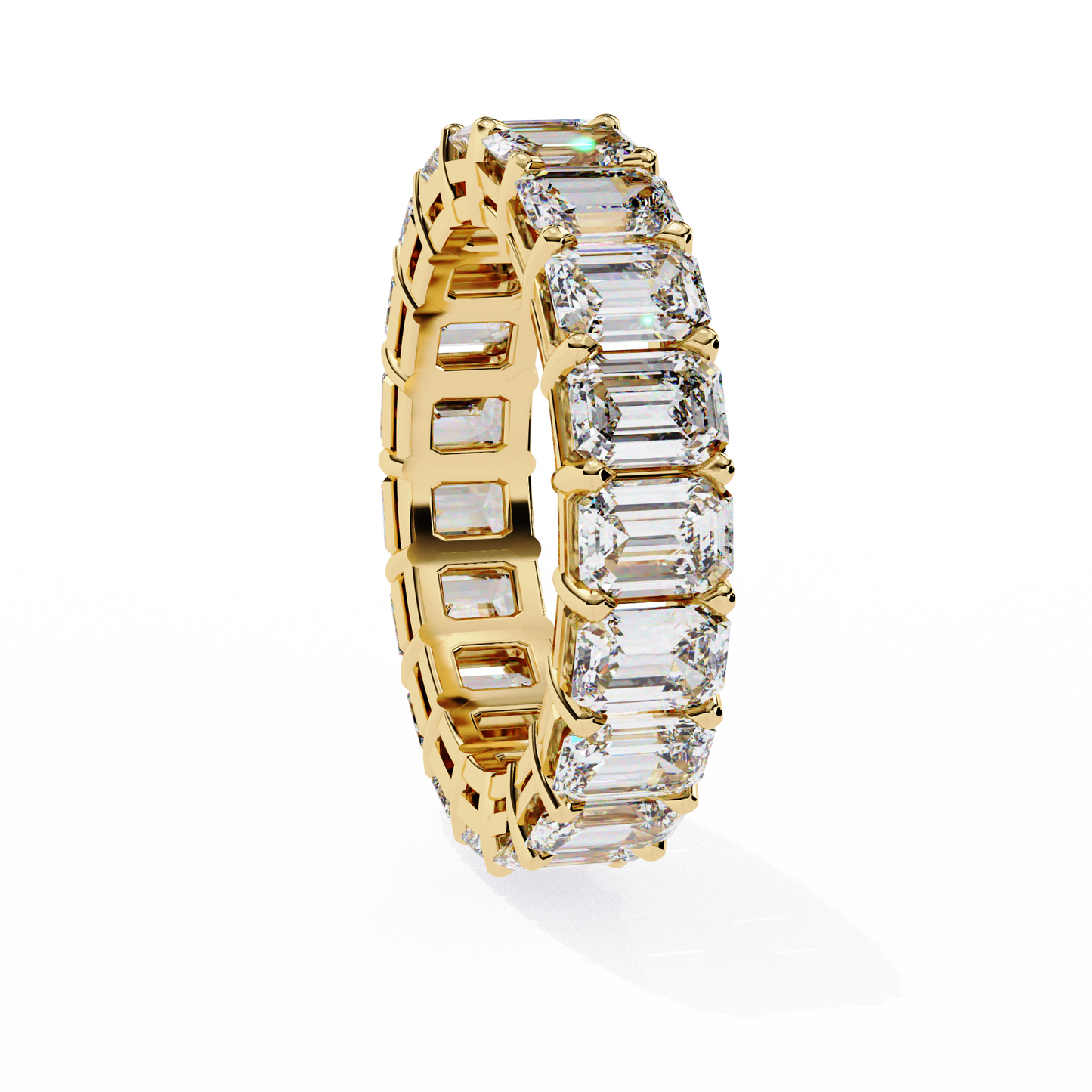 Statement Eternity Band – 4.88 CT of Emerald Cut Brilliance