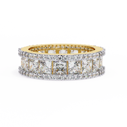 Statement Sparkle: Princess Lab Diamond Eternity Ring