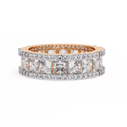 Statement Sparkle: Princess Lab Diamond Eternity Ring