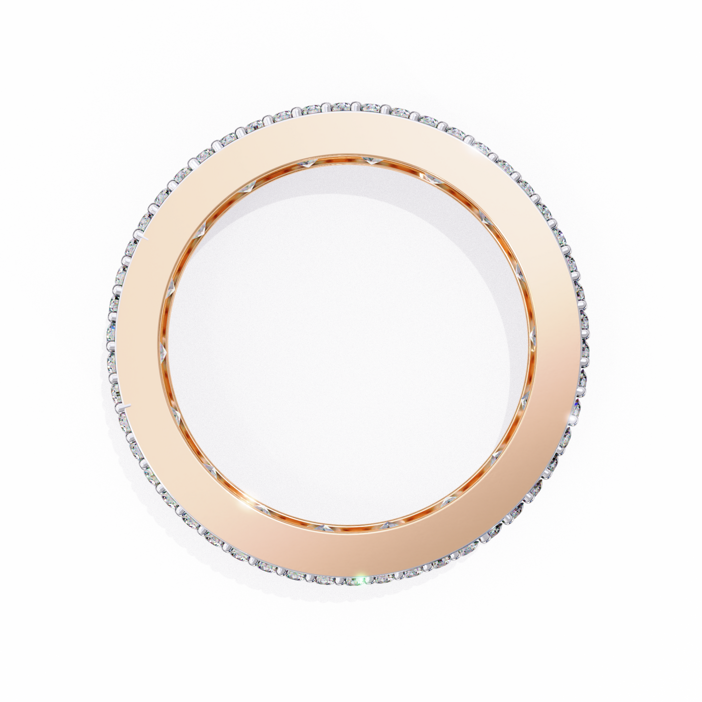 Statement Sparkle: Princess Lab Diamond Eternity Ring