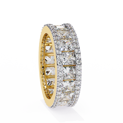Statement Sparkle: Princess Lab Diamond Eternity Ring