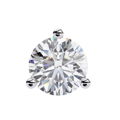 Brilliant 2.8  CT Round Lab Diamond Stud Earrings