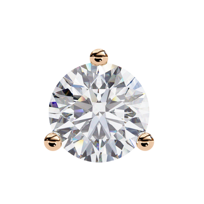 Brilliant 2.8  CT Round Lab Diamond Stud Earrings