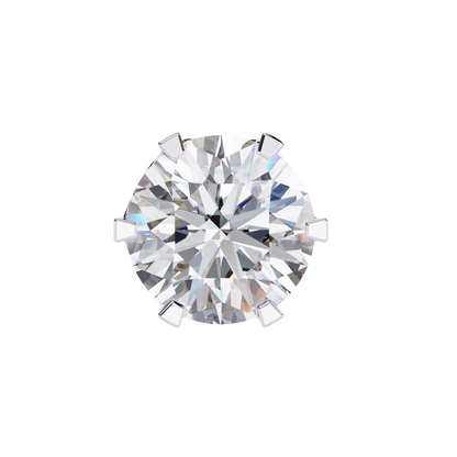 Elegant 2.57 Ct Round Lab‑Grown Diamond Solitaire Stud Earrings