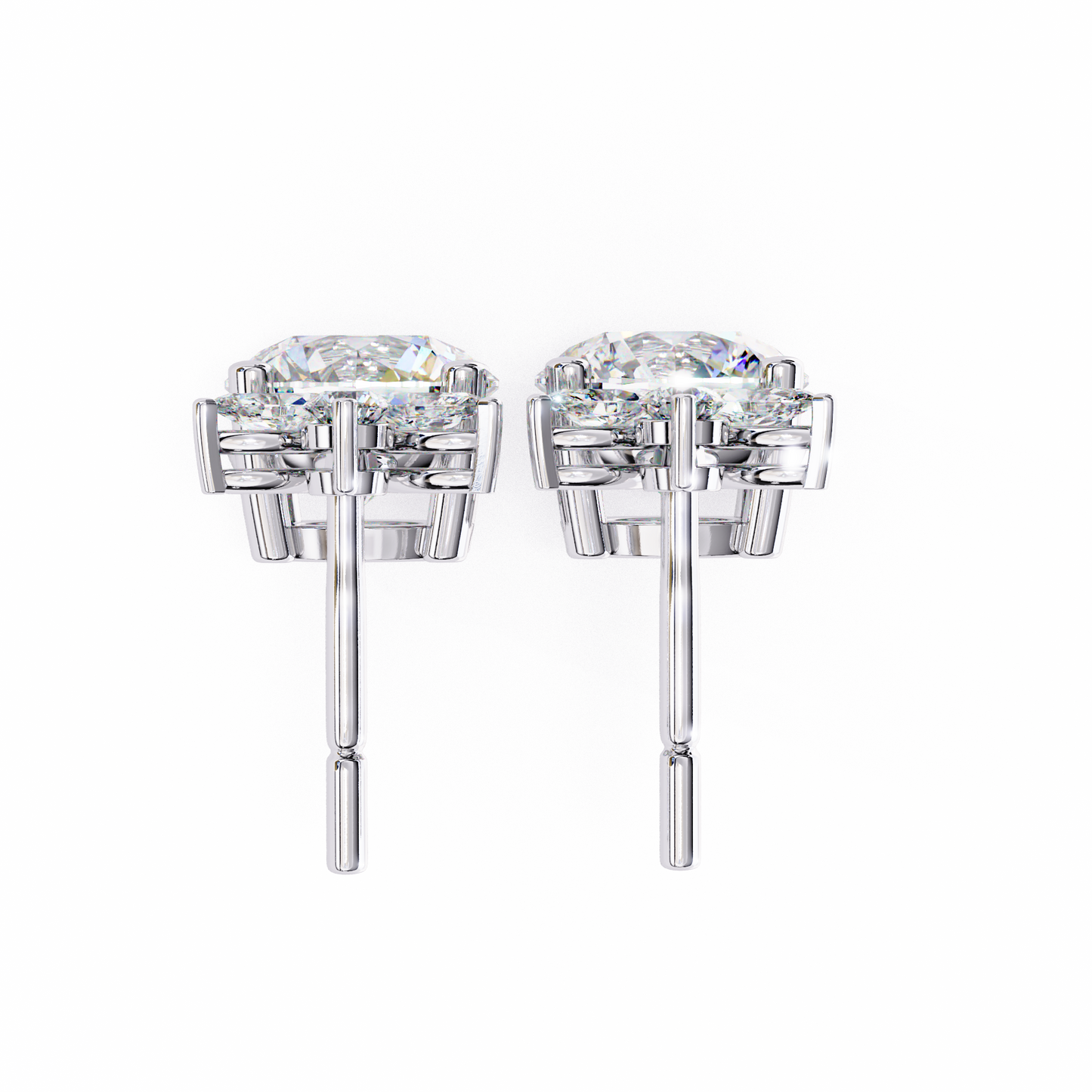 Drop & Dangle Round & Marquise Earrings – 2.02 Ct Lab‑Grown Diamonds