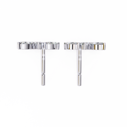 Delicate Wing Design Lab‑Grown Diamond Earrings – 0.35 Ct Marquise & Round