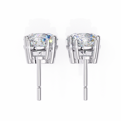 Modern Elegance – 3.73  CT Lab Grown Diamond Two-Stone Earrings