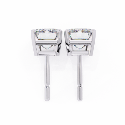 Minimalist Luxury – 2.39 Carat Emerald Lab Diamond Studs